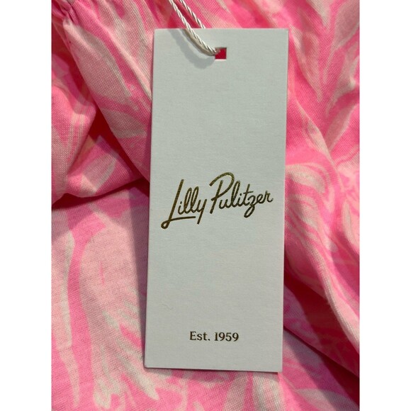 Lilly Pulitzer Mini Mercer Dress Rousseau Pink Tulip to Tango Girls XL 12–14 - Picture 4 of 6